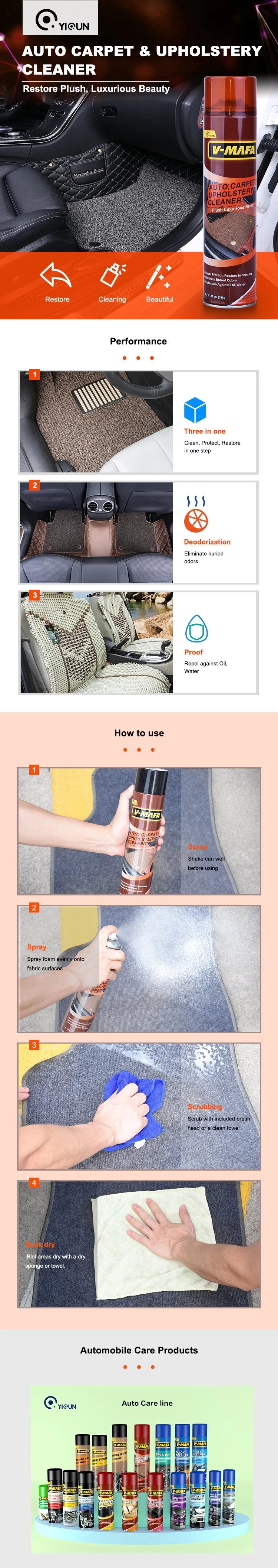 Good Quality Foam Car Interior Leather Cleaner
