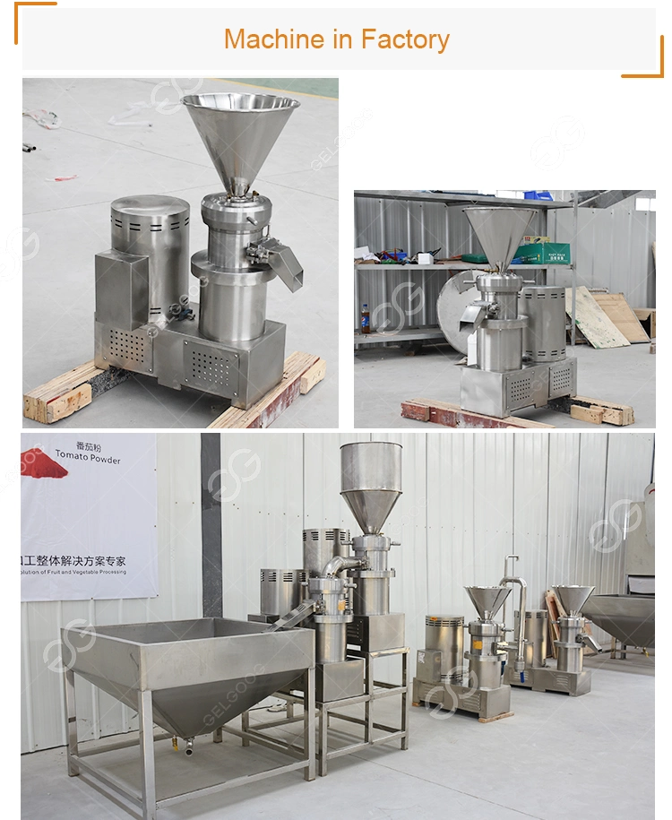 Gelgoog 1000kg/H Automatic Pepper Sauce Making Machine Red Chili Paste Grinding Machine