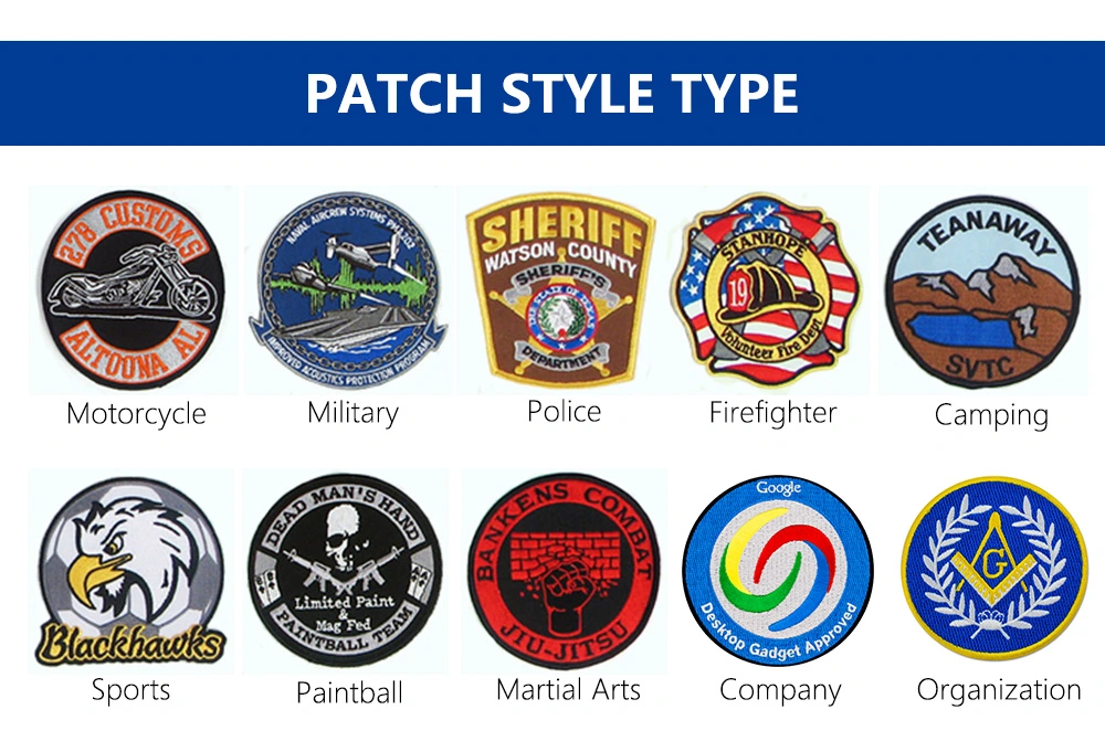 Factory Custom Clothing Accessory Embroidery Woven Badge Patch Shoes Bag Shirt Fashion Heat Transfer Iron on Patches
