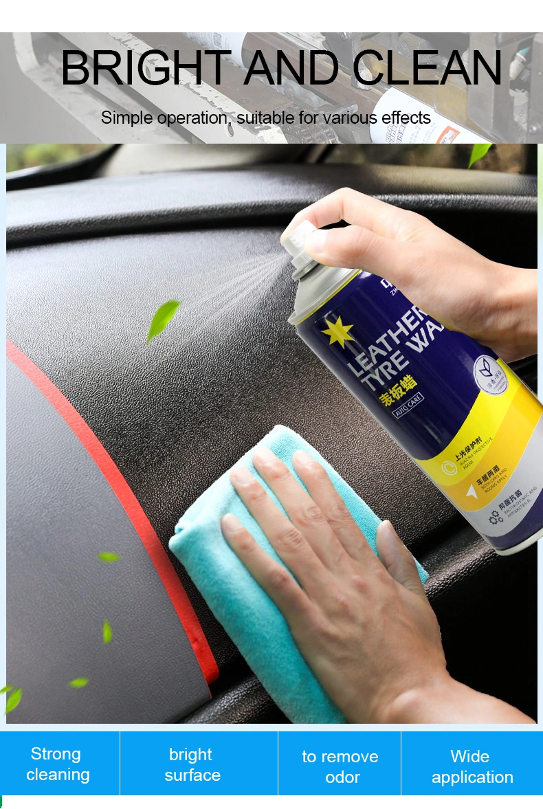 Car Leather Polish Wax Dashboard Polish Spray