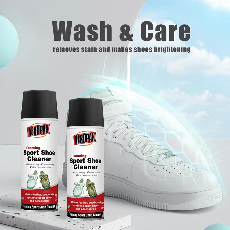 Factory Direct Sneaker Leather Care Cleaner Sport Shoes Whitening Agent Spray Foam White Shoes Cleaner