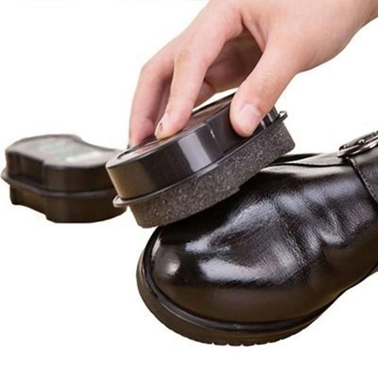 Popular Leather Shoes Maintenance Brightening Double Sided Sponge Brush Shoe Polishing