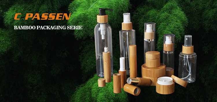 Bamboo Cosmetic Packaging Bamboo Series Cosmetic Packaging with Bamboo Tube and Engraving