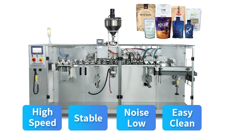 Pouch Packaging Machine for Nuts Snacks Trail Mixes Horizontal Ffs Machines