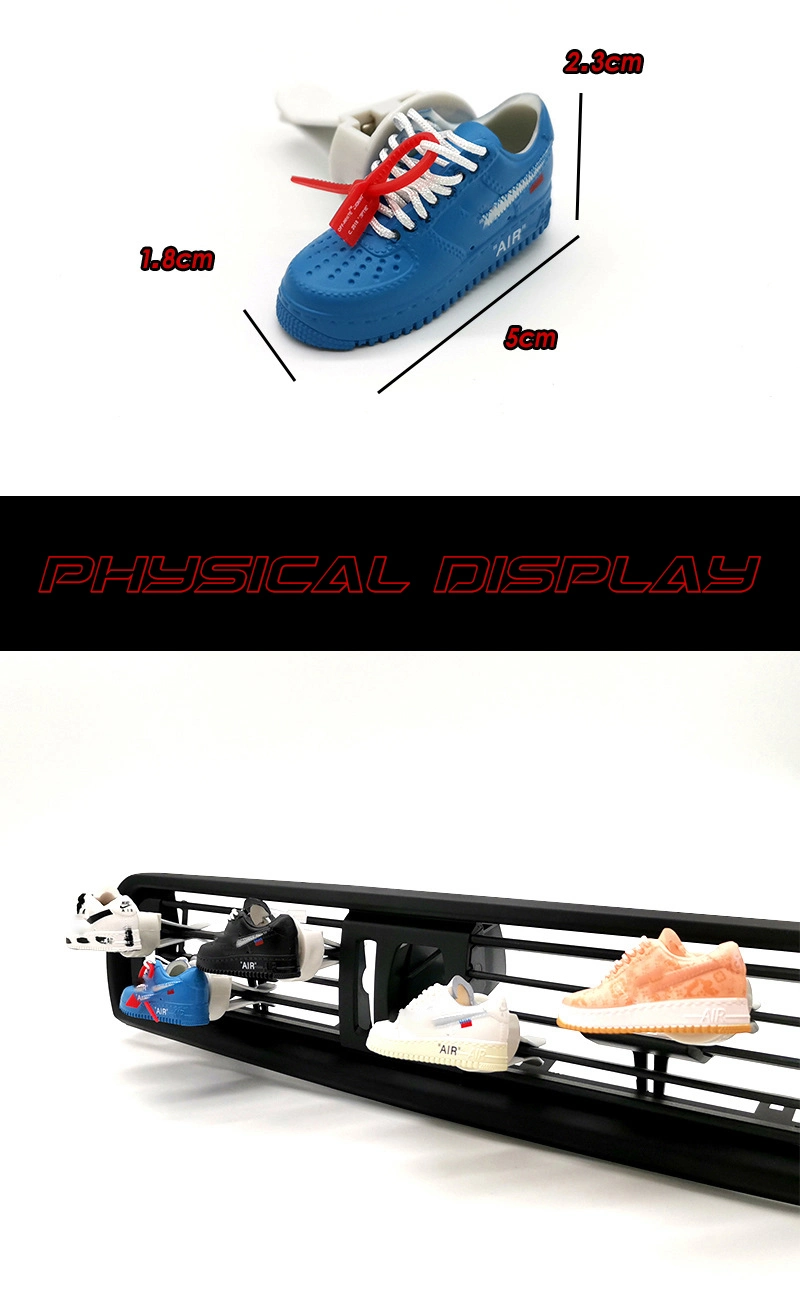 New Design Sports Aj1 Sneaker Jordan Shoes Diffuser Clip Car Air Freshener with Car Air Outlet Fragrance