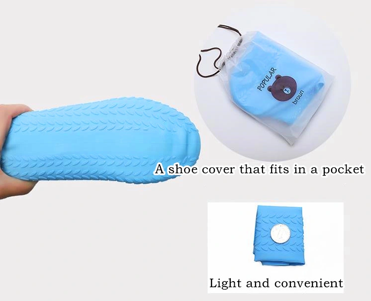 Rain Outdoor Shoe Cover/Anti Slip and Wear Resistant Silicone Shoe Cover