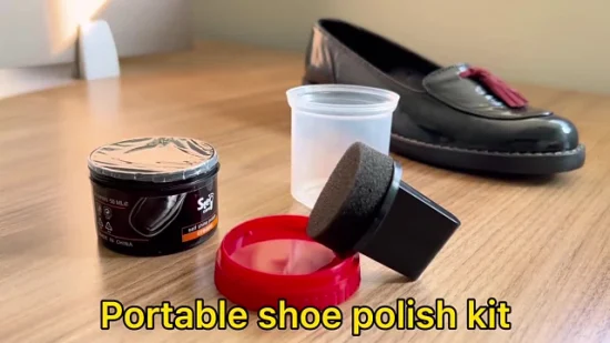 Shoe Polish with Brush Head Leather Instant Shoe Shine Polish Brand