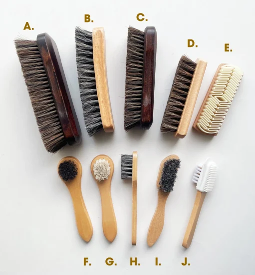 Customized Logo Multi-Use Eco-Friendly Wooden cleaning Shoe Brush
