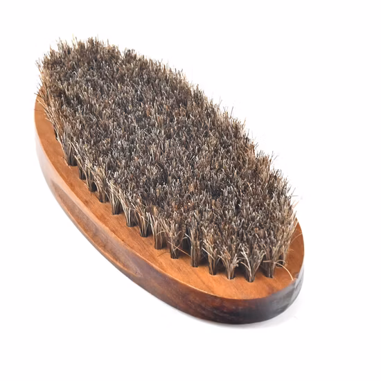100%Horse Hair Wooden Shoe Brush