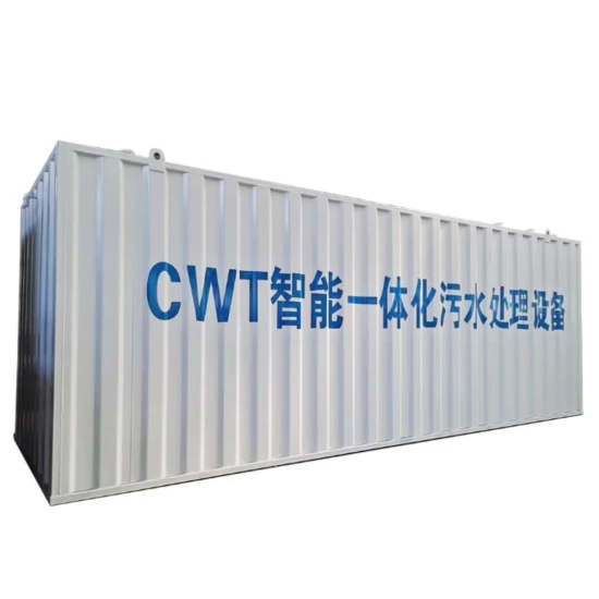 Advanced Containerized Large Water Waste Treated Sewage Treatment Plant Solution